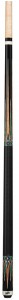 Dufferin Black & Green Malachite Cue With Black Linen Wrap  D-SE49